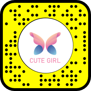 Lens Cute Girl Lens QR Code