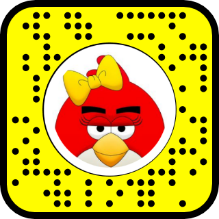 Lens Angry Bird QR Code