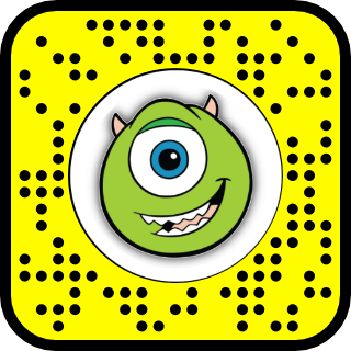 Lens mike wazowski QR Code