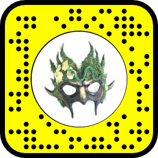 Lens Face Mask QR Code