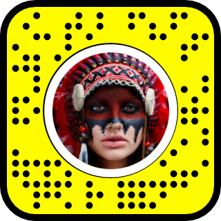 Lens Native American QR Code